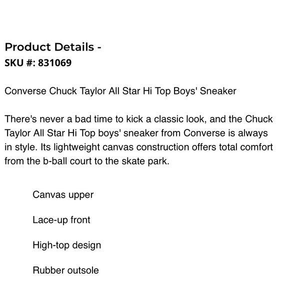 ‼️FIRM‼️ nib size 12 converse Chuck Taylor American flag stars stripes hi tops - Picture 8 of 8